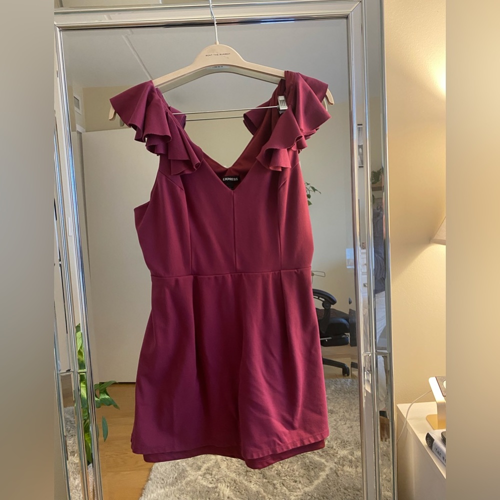 Express Plum Mini Dress